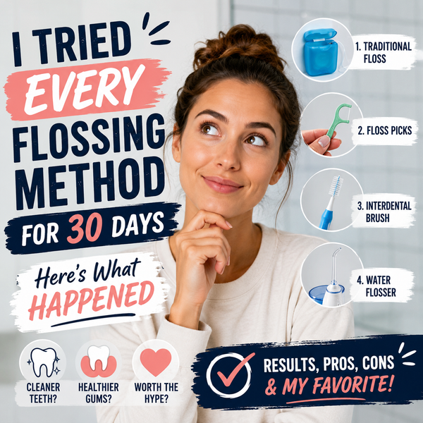 I Tried Every Flossing Method for 30 Days, Here's What Happened