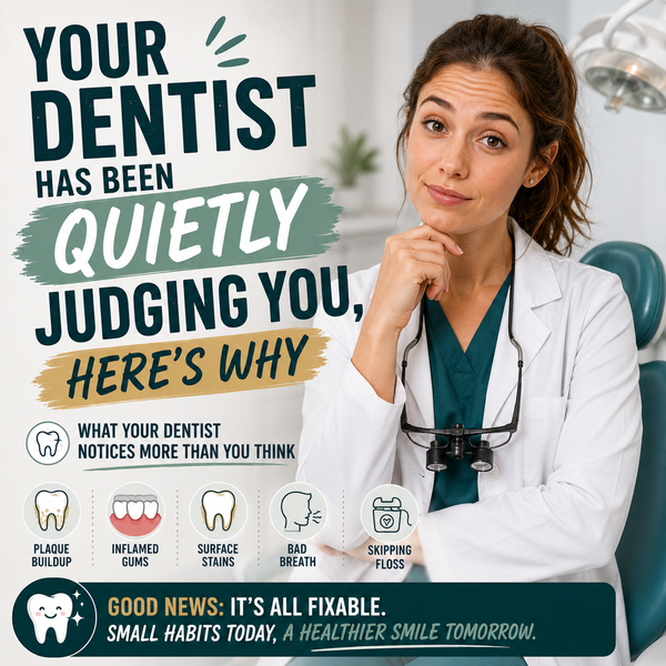 Your Dentist Has Been Quietly Judging You, Here's Why