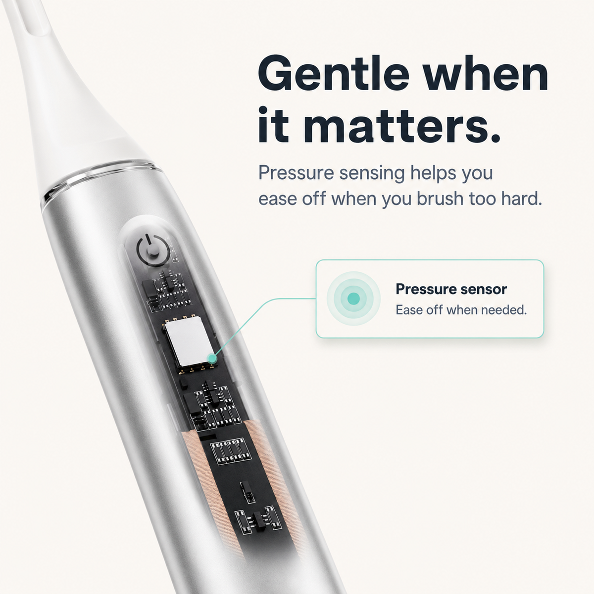 Smile-O AeroBrush Pro - Portable Sonic Electric Toothbrush – Slim Aluminium Body, Made for Travel, DuPont Bristles