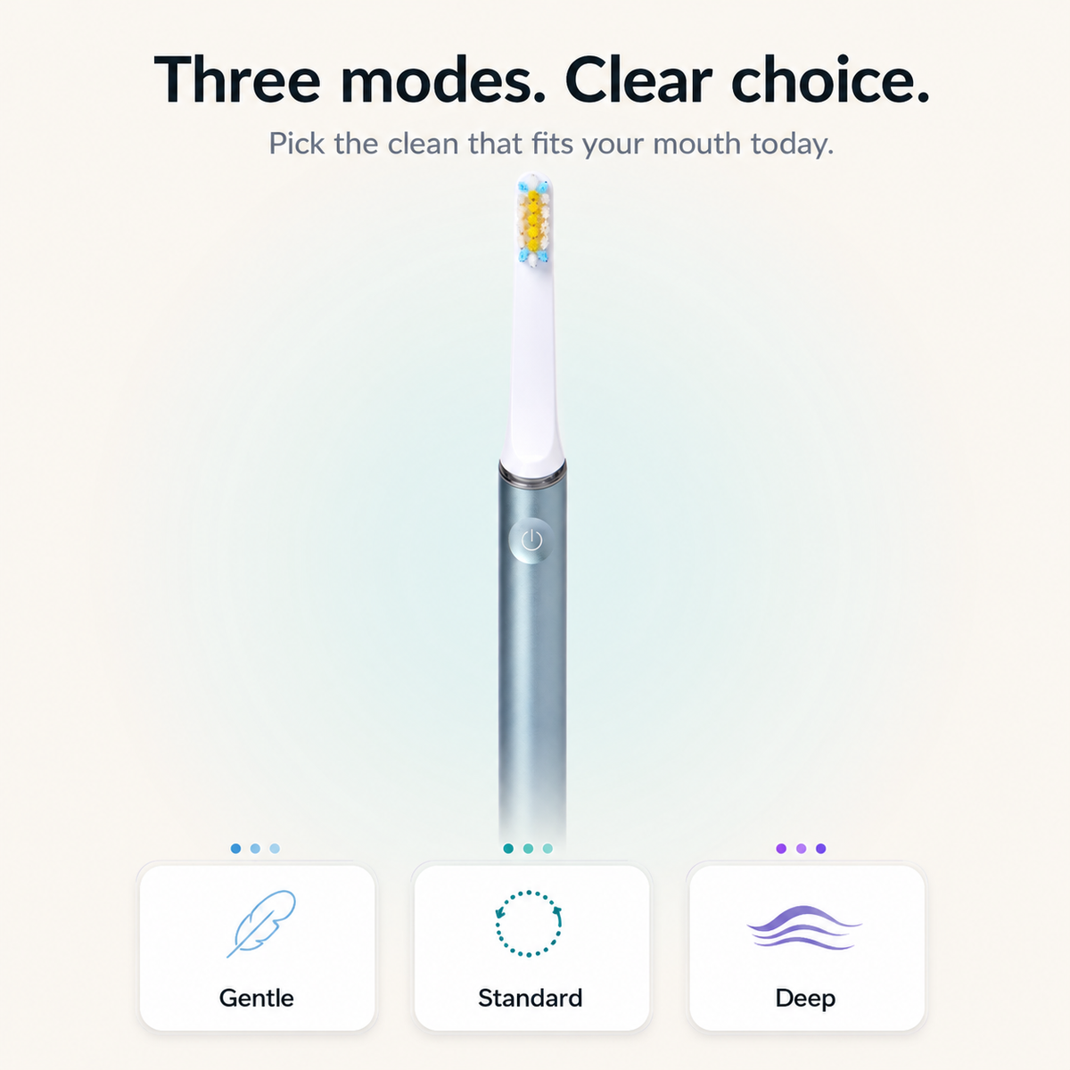 Smile-O AeroBrush Pro - Portable Sonic Electric Toothbrush – Slim Aluminium Body, Made for Travel, DuPont Bristles