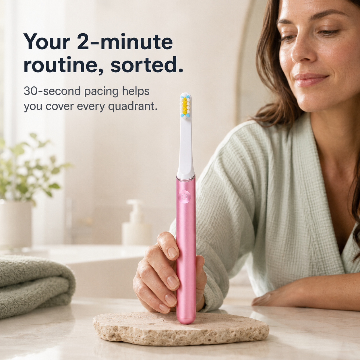 AeroBrush Pro Gift Set – Premium Electric Toothbrush Gift for Him & Her, Sonic Self-Care Gift for Birthday, Anniversary & Travel