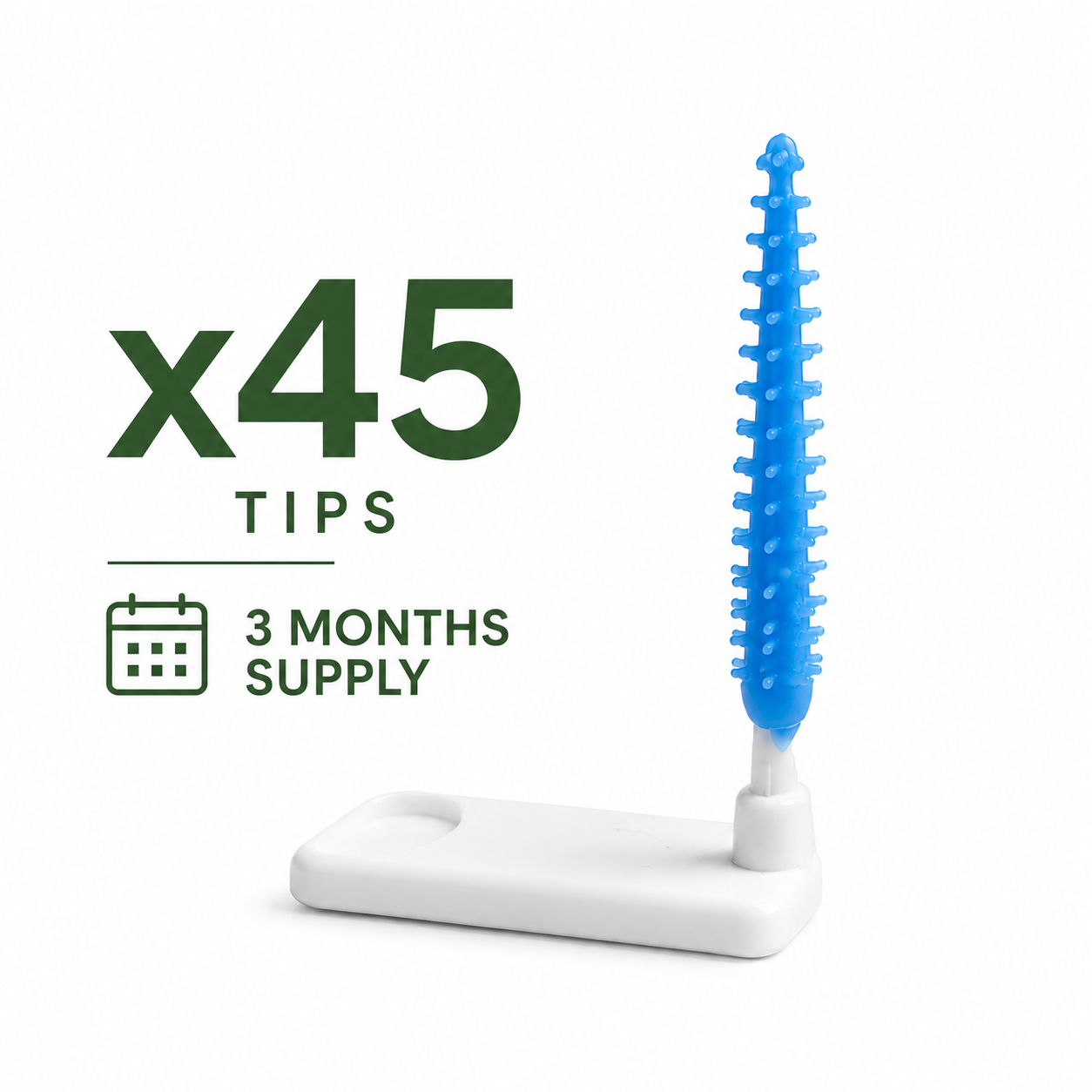AeroFloss Pro silicone replacement tip, 45-count 3-month supply