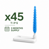 AeroFloss Pro silicone replacement tip, 45-count 3-month supply