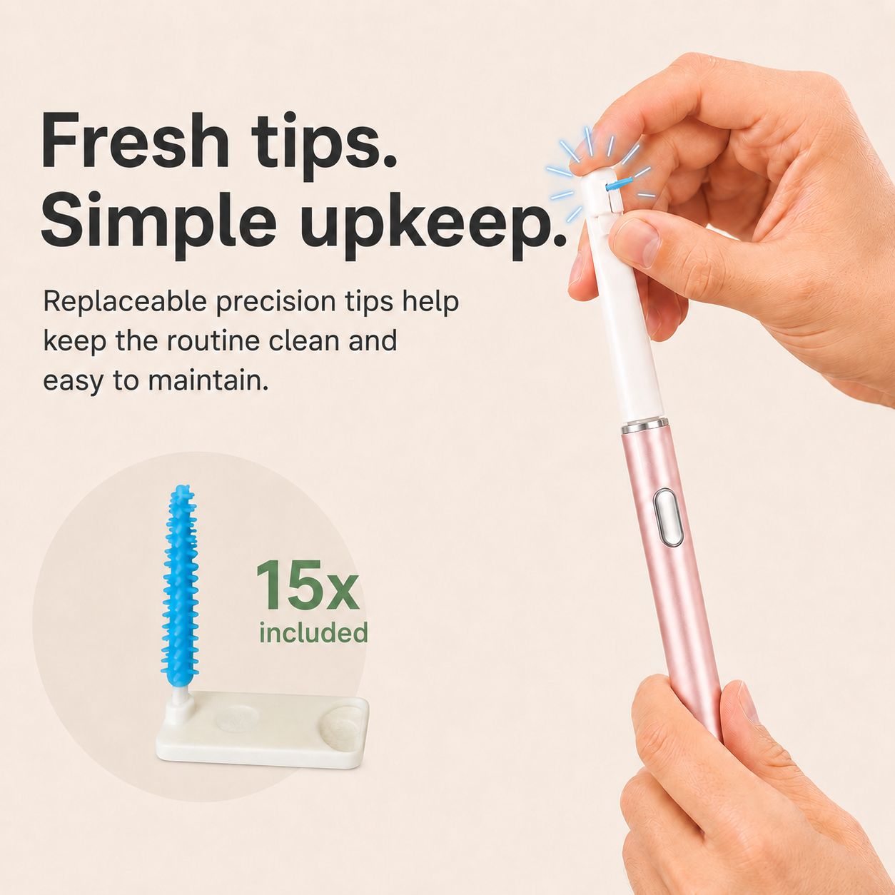 Smile-O AeroFloss Pro® Electric Flosser for Teeth, Interdental Brushes, Travel Case + Tips Inc
