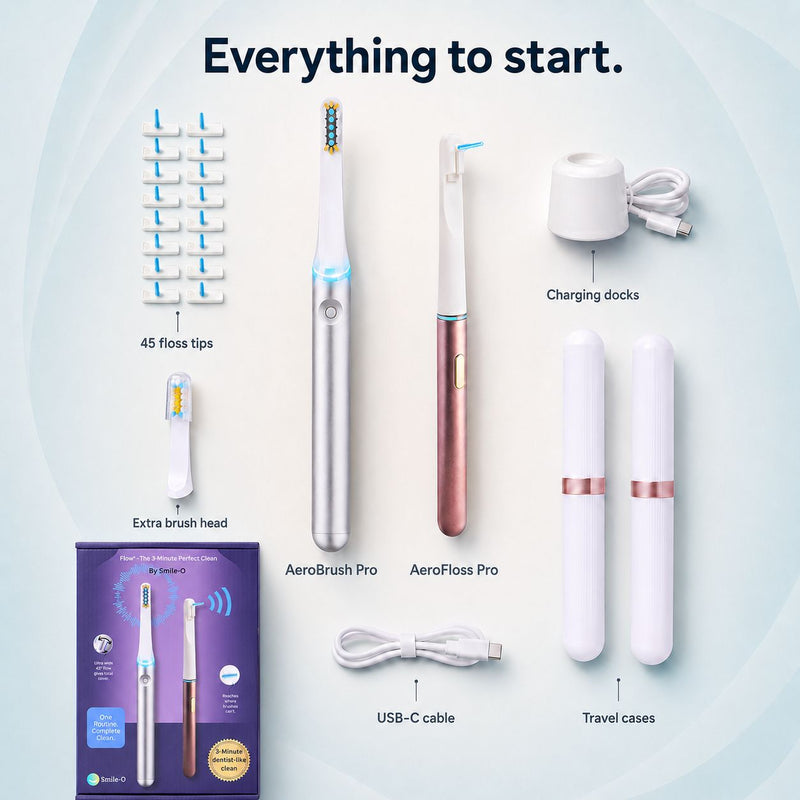 Smile-O Flow kit contents and packaging