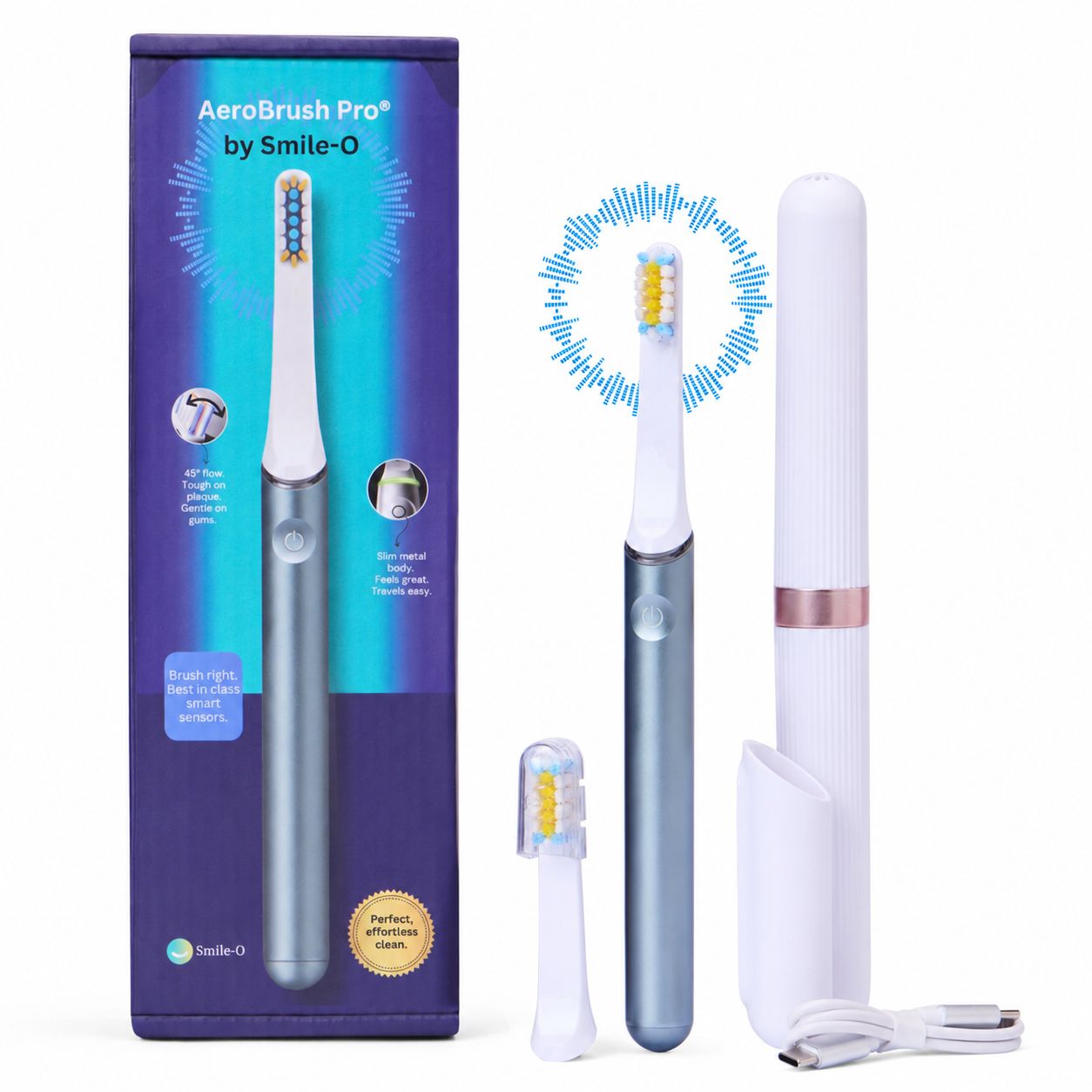 Electric Toothbrush and Flosser Set – Smile-O Oral Care – SMILE-O