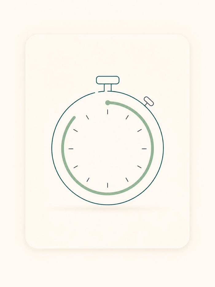Minimal illustration of a 60-second timer