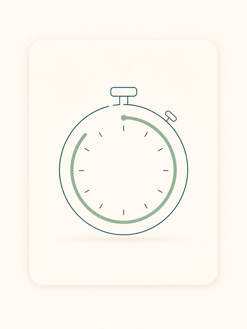 Minimal illustration of a 60-second timer