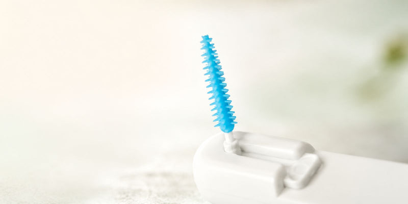 Macro shot of the soft silicone interdental tip