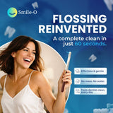 AeroFloss Pro electric interdental flosser features – soft brush tips for healthy teeth and gums